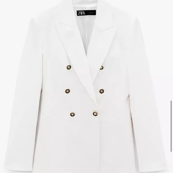 ZARA Double Breasted Balmain Style Blazer - Picture 9 of 14